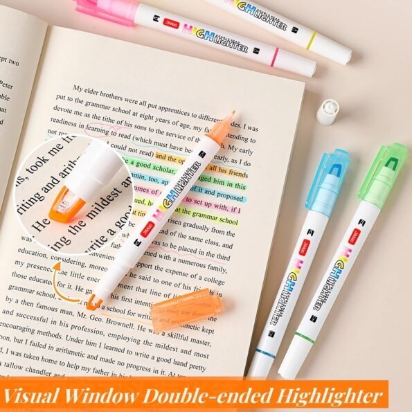 Double Headed Visible Window Highlighters