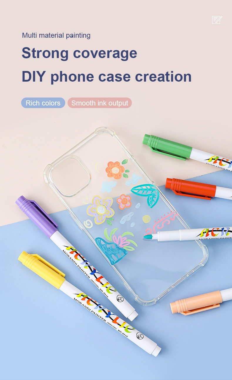 Strong coverage DIY phone case creation-Super Coverage Watercolor Pen