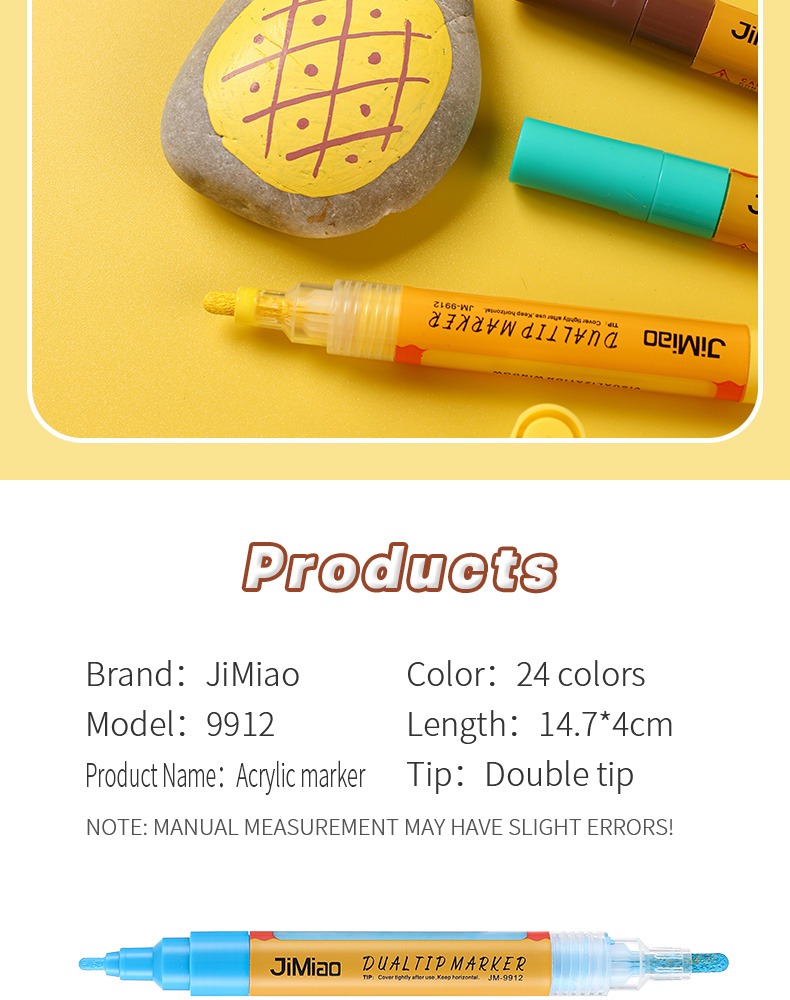 Product information-Double-headed Valve Coloring Marker