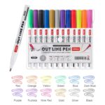 Contour Coloring Marker Pen (14)