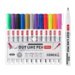 Contour Coloring Marker Pen (14)