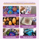 Double-Headed Acrylic Metal Coloring Marker Pen (13)
