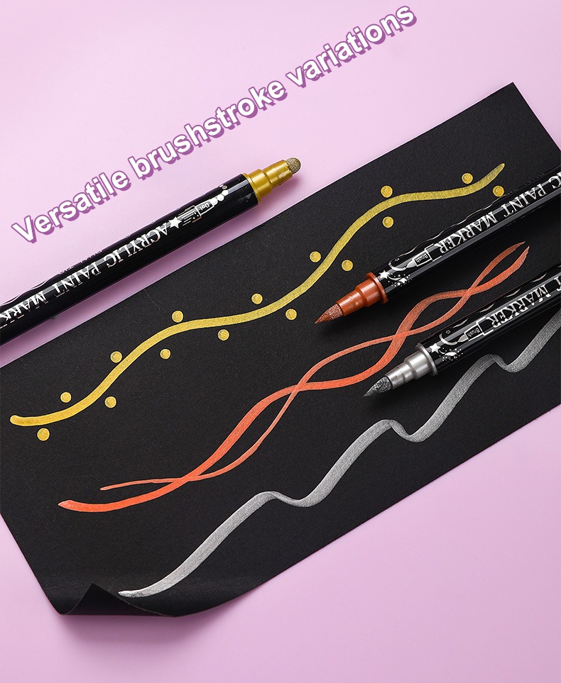 JiMiao Double-Headed Acrylic Marker Pen