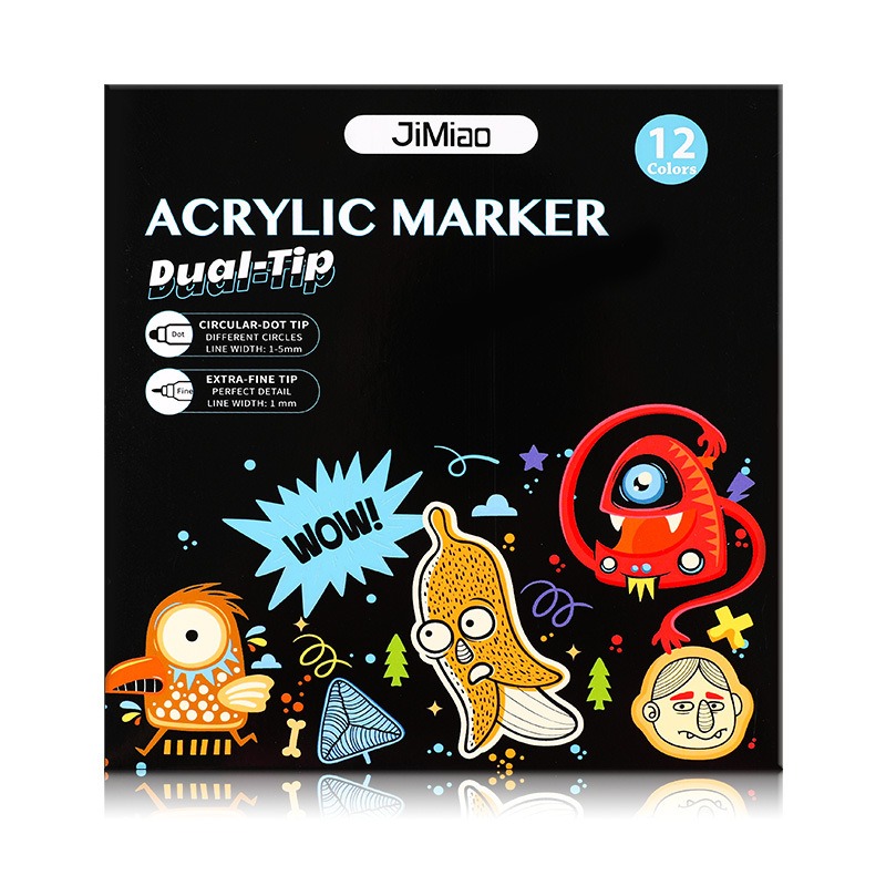 Gouache Acrylic Coloring Marker Pen
