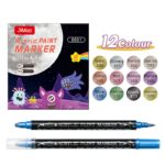Double-Headed Acrylic Metal Coloring Marker Pen (13)