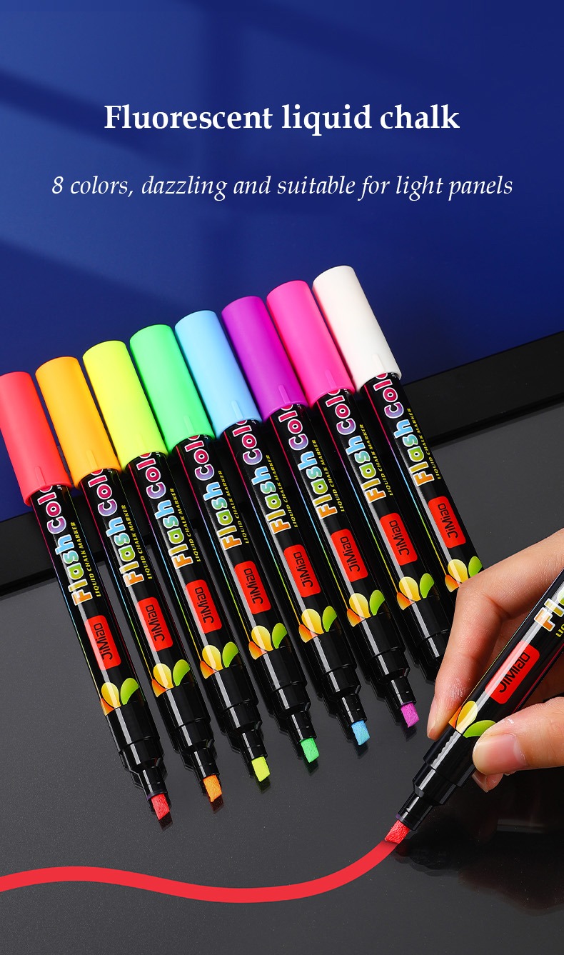 Fluorescent liquid chalk-Erasable Highlighter Marker Pen