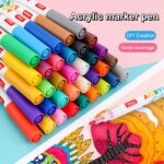 Acrylicc Valve Coloring Marker Pen