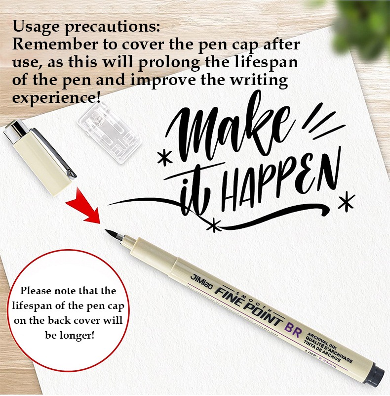 JiMiao Waterproof Needle Marker Pen