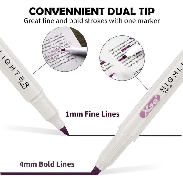 Highlighter double-head set