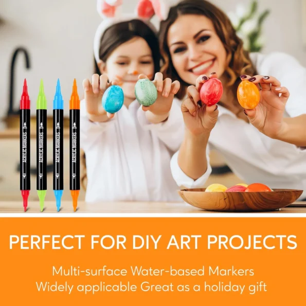 Acrylic Paint Markers Dual Tip