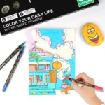 Dual tip acrylic paint pens for crafts (10)