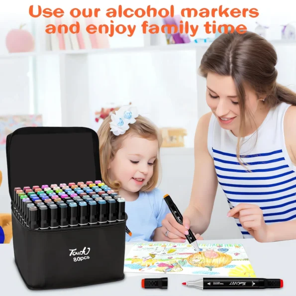 Alcohol markers dual tip art markers for coloring
