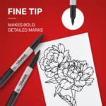 Permanent Fine Tip Marke (8)