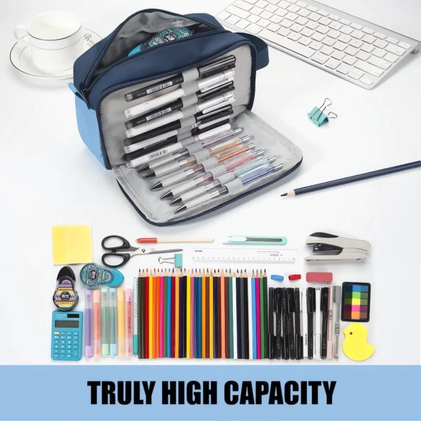 Large capacity pencil case