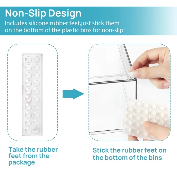 Clear Stackable Acrylic Storage Drawers