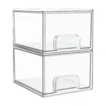 Clear Stackable Acrylic Storage Drawers (5)