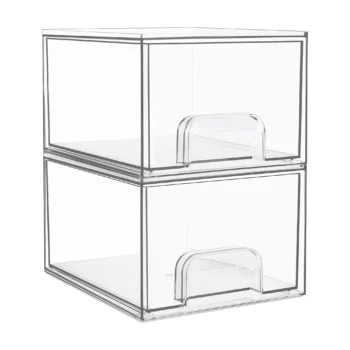Clear Stackable Acrylic Storage Drawers
