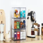 Clear Stackable Acrylic Storage Drawers (5)