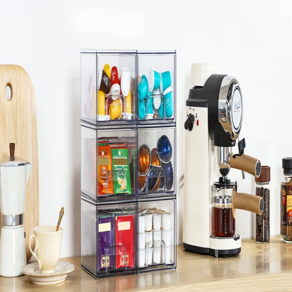 Clear Stackable Acrylic Storage Drawers