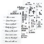Clear Stamps for Card Making (6)