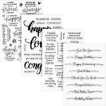 Clear Stamps for Card Making