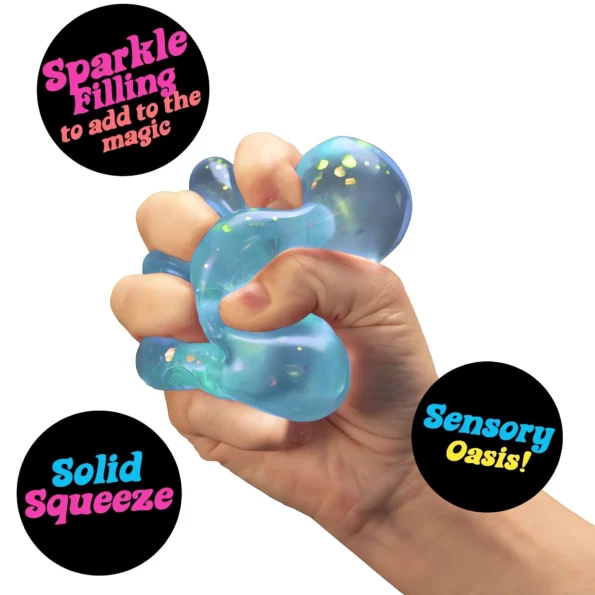 Textured sensory gumdrop squishy toy