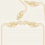 Vintage stationery set with envelopes01 (1)