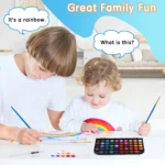 watercolor paint set with brush (3)