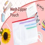 Mesh Zipper Pouch Bags (1)
