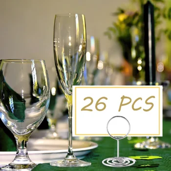 013-Gold Table Card Holders for Wedding Party