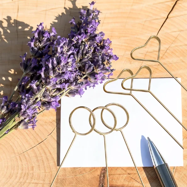014-Floral Card Holder Sticks for Arrangements