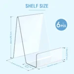 016-Clear Acrylic Book Stand for Display-6 Pcs (3)