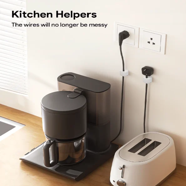 017-Magnetic Cord Organizer for Desk and Home