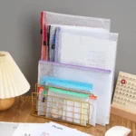 018-Mesh Zipper Organizer Bags for Travel and Office (8)