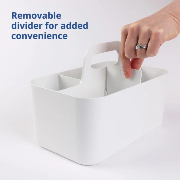 019-Stackable Organizer Caddy for Office and Bathroom