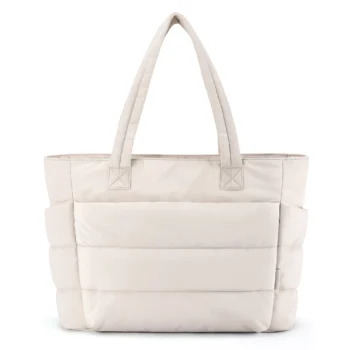 021-Lightweight Quilted Tote Bag for Women
