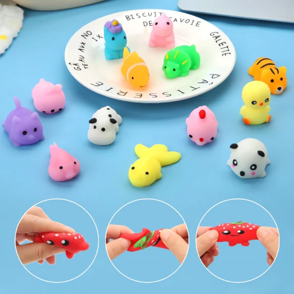 022-Mini Mochi Squishy Toys for Kids-30 Pcs