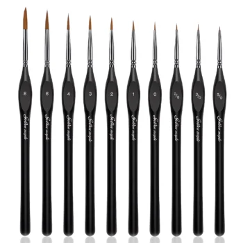 024-Miniature Paint Brushes for Fine Detailing