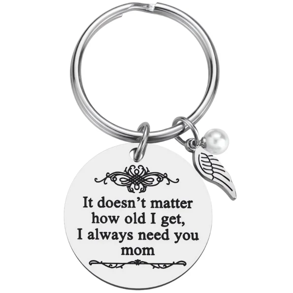 028-Mom Keychain Gift from Daughter or Son