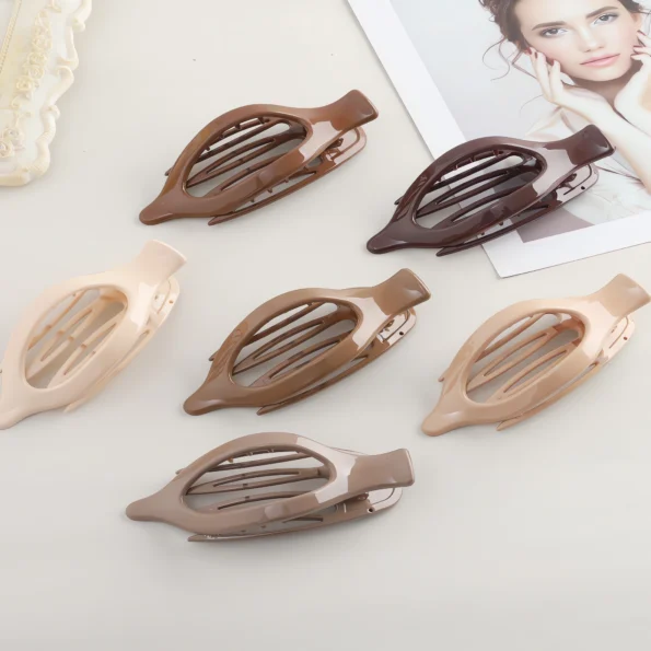 029-Flat Hair Claw Clips for Women-