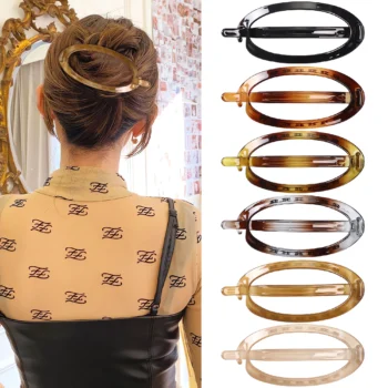 029-Flat Hair Claw Clips for Women-