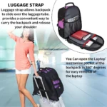 031-Large Travel Laptop Backpack with USB Port- (1)