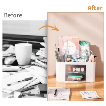 032-Desk Organizer with Drawers