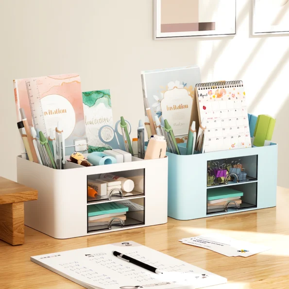 032-Desk Organizer with Drawers