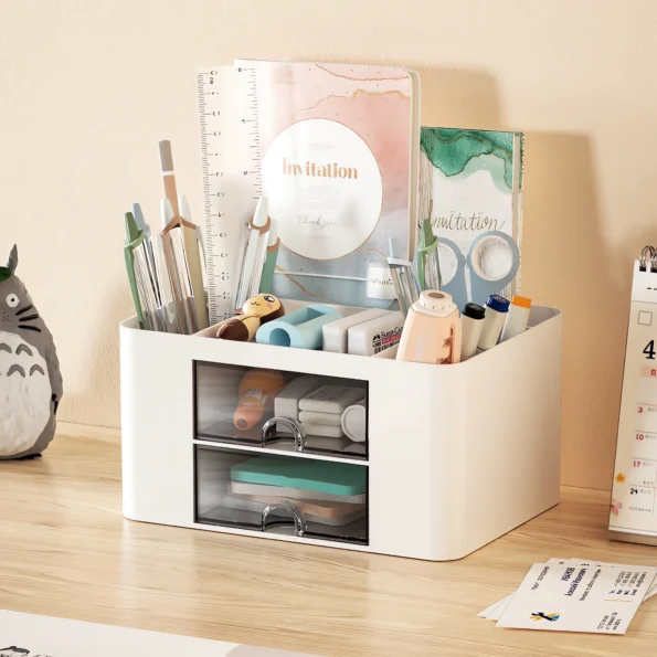 032-Desk Organizer with Drawers