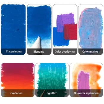 034-Soft oil pastels set