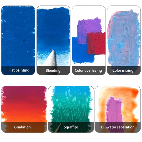 034-Soft oil pastels set