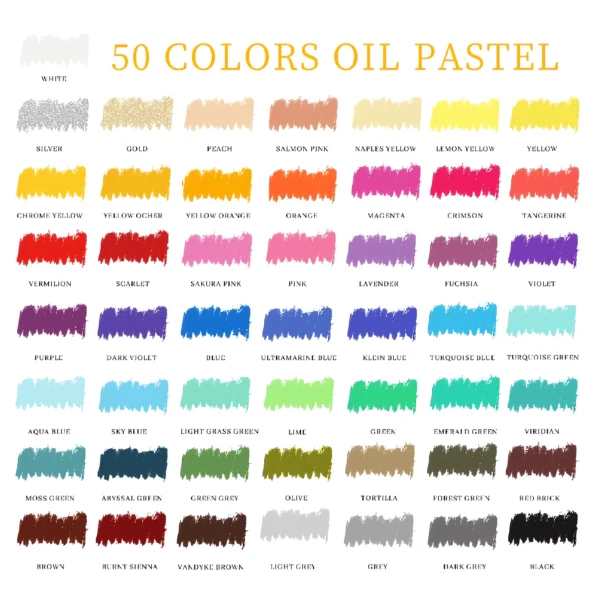 034-Soft oil pastels set