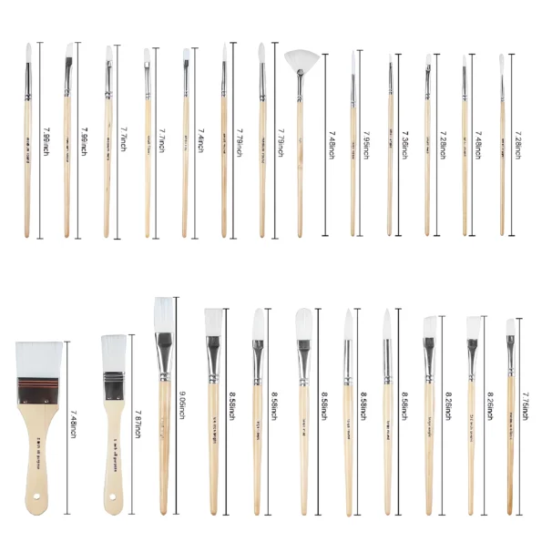 036-Paint brushes set for artists