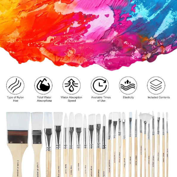036-Paint brushes set for artists